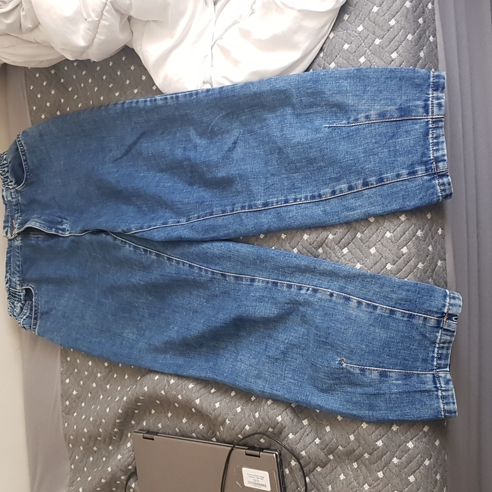 Size 10 Dark blue high waisted jeans
